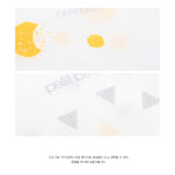 치즈쿠키 엠보거즈 손수건세트 (10장 세트) <br /> Cheese Cookies Embossed Gauze Handkerchief/10 Pcs Set