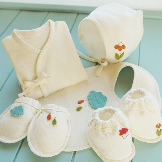 오가닉 Cloud Village 배냇저고리만들기 5종세트 <br /> Organic Clour Village Swaddling Clothes 5pcs DIY Kit