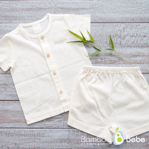 솔솔 반팔 내의 <br /> Bamboo Solsol Summer Newborn Shortsleeve Underwear Set