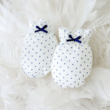 오가닉 엔젤 네이비 배냇저고리 세트 <br /> Organic Angel Navy Newborn Clothes Set