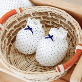 오가닉 엔젤 네이비 배냇저고리 세트 <br /> Organic Angel Navy Newborn Clothes Set