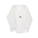 오가닉 엔젤 네이비 배냇저고리 세트 <br /> Organic Angel Navy Newborn Clothes Set